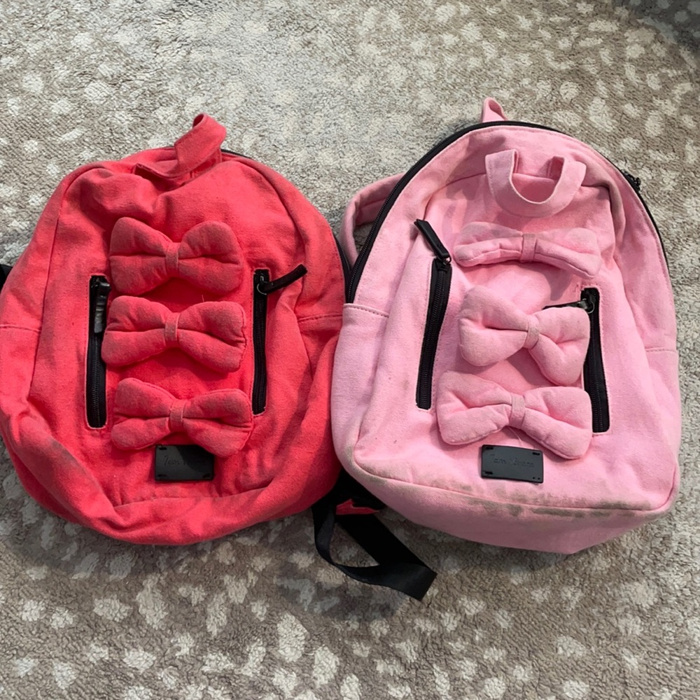 7am Voyage mini bow cotton backpack